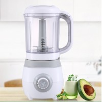 Multifunction mini baby food maker machine: blend and steam with various food